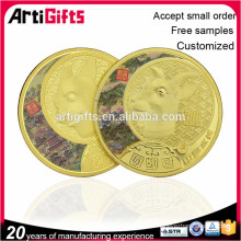 2016 Artigifts promoción barata desafío personalizado moneda